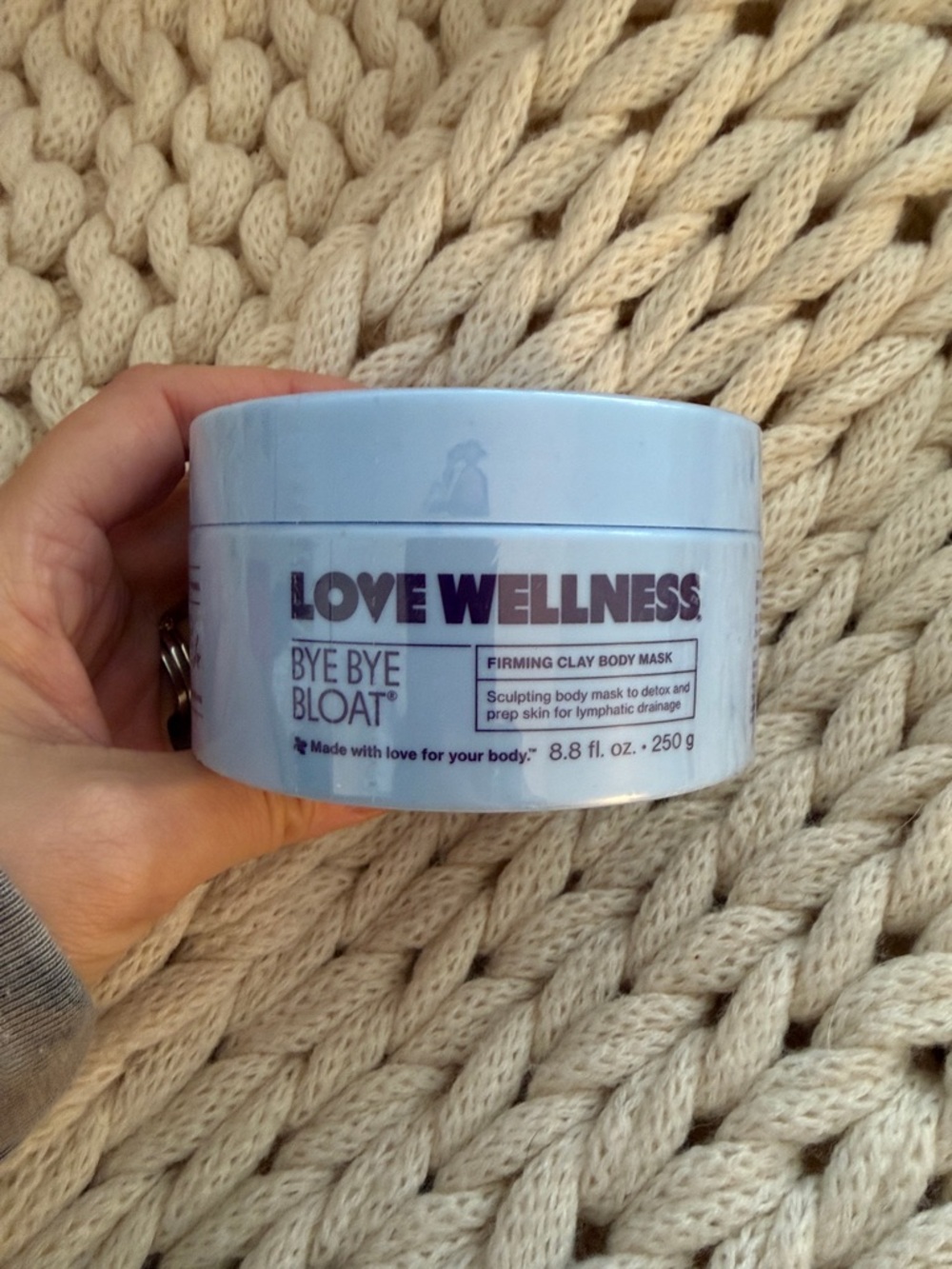 Bye Bye Bloat Firming Clay Body Mask — Cream